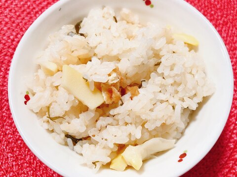 白だしでたけのこご飯•.¸¸¸.☆